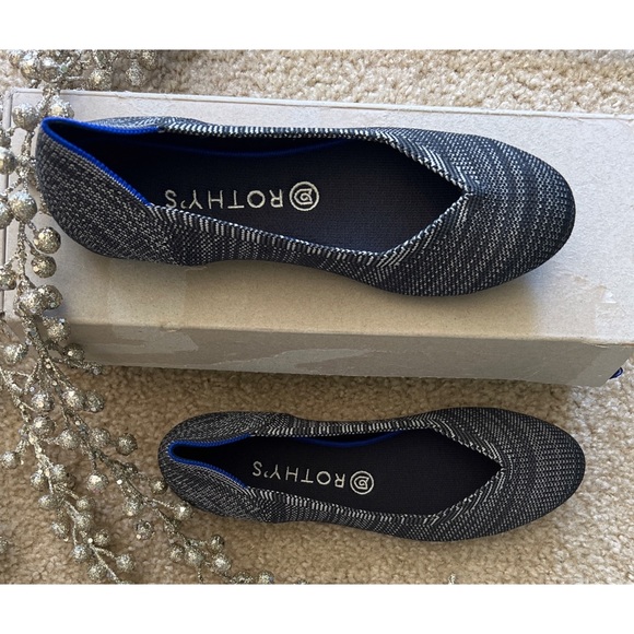 NWT Rothy’s Granite Heather Flats - Picture 1 of 10